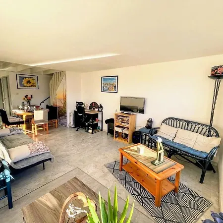 شقة Cap D T4 Duplex Center Port Private Parking Wifi Air Conditioning آجد