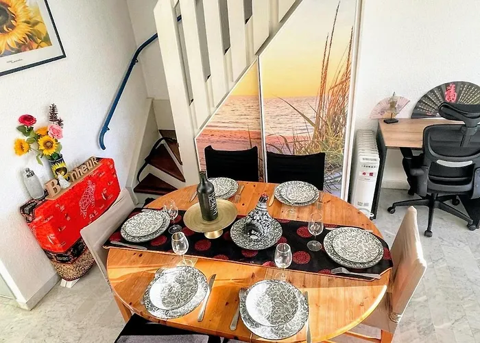 Daire Cap D T4 Duplex Center Port Private Parking Wifi Air Conditioning Agde